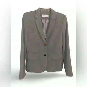 Calvin Klein 2 Button Grey Blazer